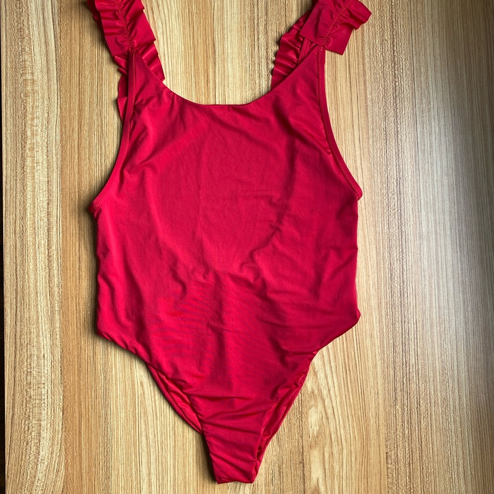 TEZENIS 1-Piece Swimsuit. Color-Red. Size-Small. Code-C0016